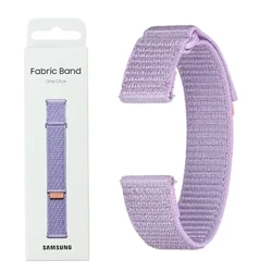 Pasek do Samsung Galaxy Watch 4/ 4 Classic/ 5/ 5 Pro/ 6/ 6 Classic Fabric Band One Click 20 mm S/M - lawendowy (Lavender)