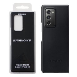 Samsung Galaxy Z Fold2 etui skórzane Leather Cover EF-VF916LBEGWW - czarne
