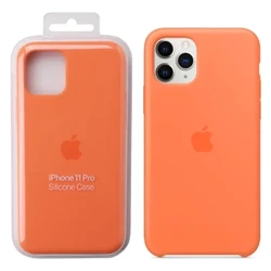 Silikonowe etui Apple Silicone Case do iPhone 11 Pro - pomarańczowe (Vitamin C)