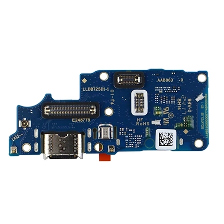 Board with USB-C charging connector, SIM card reader and microphone for Realme 12 4G