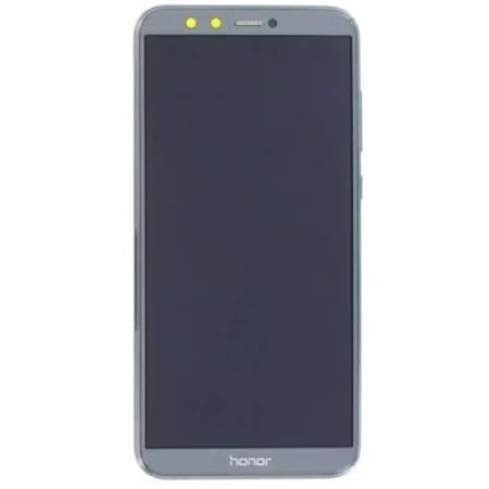 Wyświetlacz LCD z ramką i baterią do Huawei Honor 9 Lite - szary (Grey)