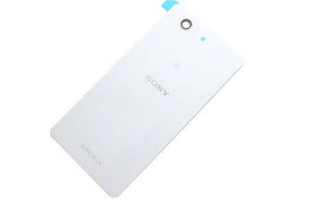 Battery flap with adhesive for Sony Xperia Z3 Compact - white