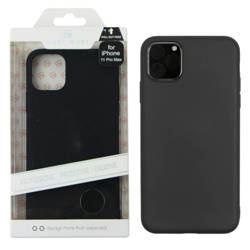 Silicone case for Apple iPhone 11 Pro Max Just Must Candy - black