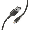 Belkin Playa Lightning braided cable for Apple iPhone 1 m - black