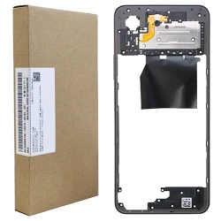 Korpus, ramka boczna do Realme Note 70T oryginalny - czarny (Obsidian Black)