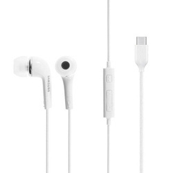 Samsung EHS64 TYP-C headphones with remote control and microphone - white