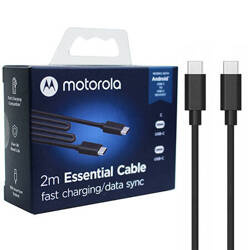 Kabel USB-C na USB-C Motorola 2 m - czarny