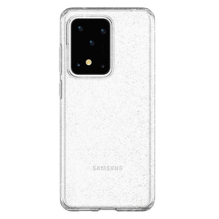 Samsung Galaxy S20 Ultra silicone case Spigen Liquid Crystal Glitter ACS00710 - transparent with glitter