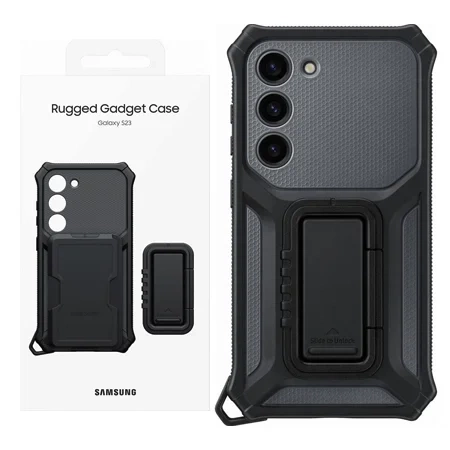 Samsung Galaxy S23 Rugged Gadget Phone Case - black