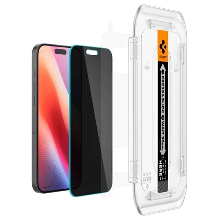 Szkło hartowane na Apple iPhone 16 Pro Spigen Glas.TR EZ FIT Privacy