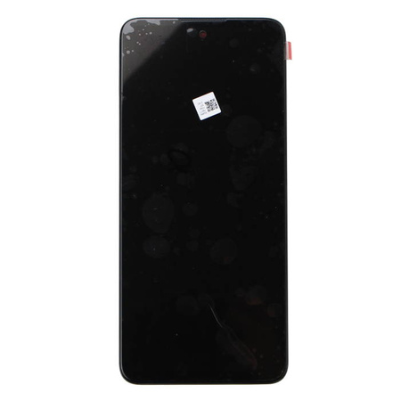 Wyświetlacz LCD z ramką do Motorola Edge 20 Lite oryginalny - czarny