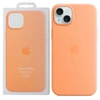 Apple iPhone 15 Plus Silicone Case MagSafe - Orange (Orange Sorbet)