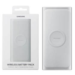 Powerbank z funkcją ładowania indukcyjnego Samsung 10000 mAh - srebrny