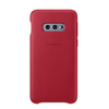 Samsung Galaxy S10e Leather Cover phone case - red