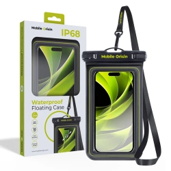 Mobile Origin Floating Waterproof Protective Case - Black (Black/ Green)