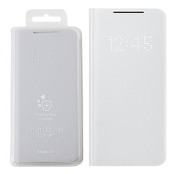 Etui na telefon Samsung Galaxy S21 Smart LED View Cover - szare (Light Gray)