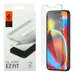 Szkło hartowane na Apple iPhone 16e/ 14/ 13 Pro/ 13 Spigen Glas.TR EZ FIT - 2 sztuki