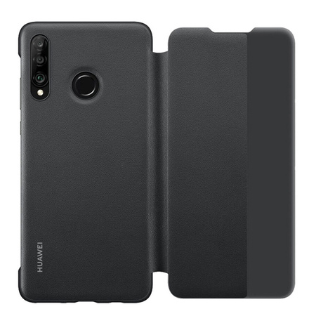 Huawei P30 Lite Smart View Flip Cover case 51993076 - black