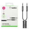 Belkin Coiled- black aux audio cable