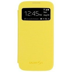 Samsung Galaxy S4 phone case S-View Cover - yellow