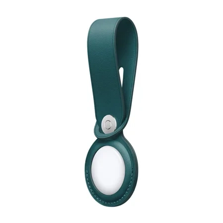 Pasek do lokalizatora Apple AirTag Leather Loop - zielony (Forest Green)