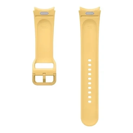 Silicone Strap for Samsung Galaxy Watch 4/ 4 Classic/ 5/ 5 Pro/ 6/ 6 Classic Sport Band One Click 20 mm M/L - Apricot (Apricot)