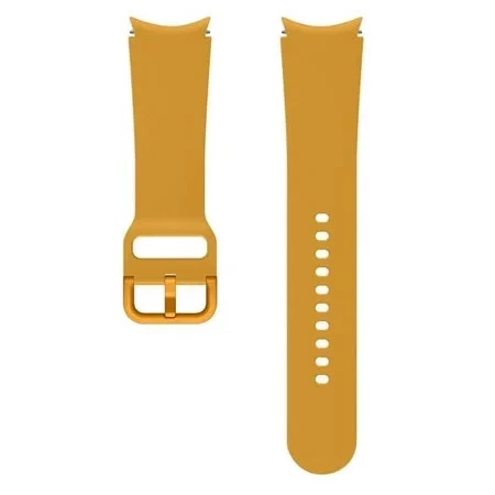 Silicone strap for Samsung Galaxy Watch 4/ Watch 4 Classic/ Watch 5/ Watch 5 Pro Sport Band 20 mm M/L - mustard