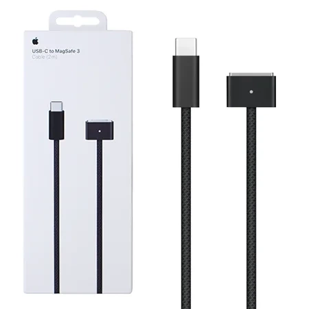 Kabel Apple USB-C na MagSafe 3 - 2 m czarny