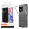 Silicone case for Samsung Galaxy S20 Ultra Spigen Crystal Flex phone - transparent