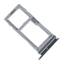 Samsung Galaxy S10 SIM card and micro-SD memory card drawer - white