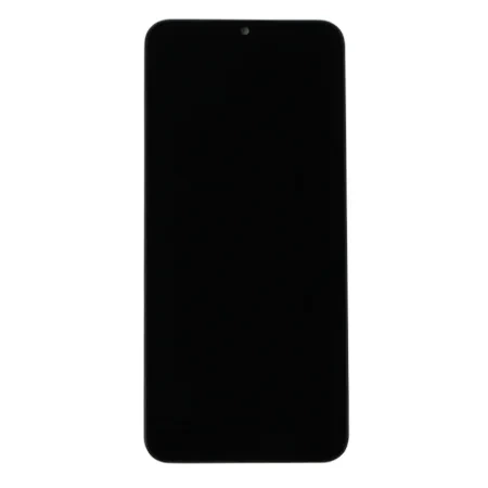 Original LCD display with bezel for Realme C33 - black