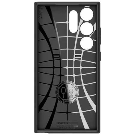 Spigen Optik Armor Samsung Galaxy S24 Ultra phone case - black