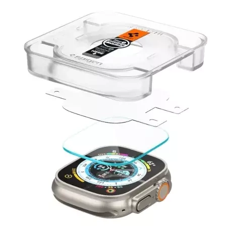 Szkło hartowane Spigen Glas.TR EZ FIT do Apple Watch Ultra/ Watch Ultra 2 49mm - 2 sztuki