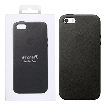 Apple iPhone 5/ 5s/ SE leather case MF045ZM/A - black