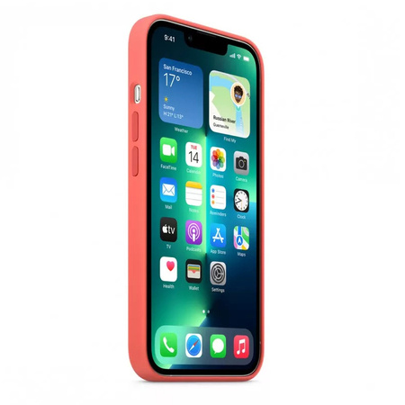 Apple iPhone 13 Pro silicone case MM2E3ZM/A - pomelo (Pink Pomelo)