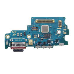 Samsung Galaxy S21 FE board with USB-C charging connector + microphone + SIM card reader