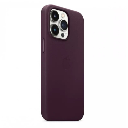 Apple iPhone 13 Pro Leather Case MagSafe MM1A3ZM/A - Dark Purple (Dark Cherry)