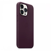 Apple iPhone 13 Pro Leather Case MagSafe MM1A3ZM/A - Dark Purple (Dark Cherry)