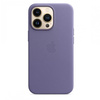 Etui skórzane Apple iPhone 13 Pro Leather Case MagSafe - fioletowe (Wisteria)