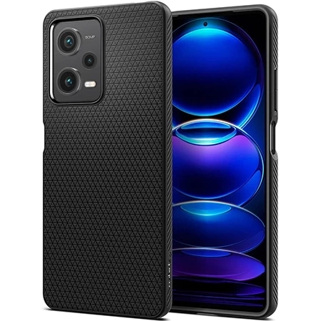 Spigen Liquid Air silicone case for Xiaomi POCO X5 Pro 5G/ Redmi Note 12 Pro 5G - black (Matte Black)