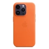 Apple iPhone 14 Pro Leather Case MagSafe - Orange (Orange)