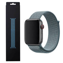 Strap for Apple Watch 42/ 44/ 45/ 49 Ultra/ Ultra 2 Sport Loop - Turquoise (Celestial Teal)