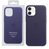 Apple iPhone 12 mini Leather Case MagSafe - purple (Deep Violet)