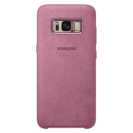 Samsung Galaxy S8 Plus Alcantara phone case - pink