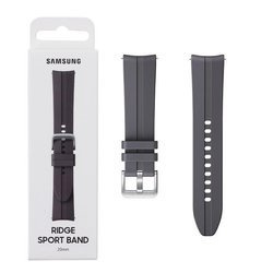 Pasek do Samsung Watch Active/ Active 2 20 mm Ridge Sport Band S/M - szary