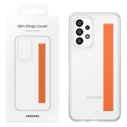 Samsung Galaxy A33 5G Slim Strap Cover phone case - white