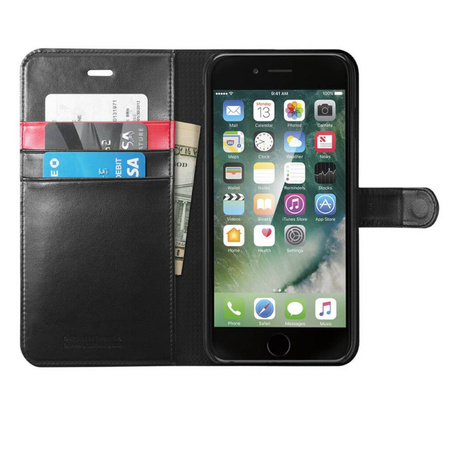 Apple iPhone 7 Plus/ 8 Plus flip case Spigen Wallet S 043CS20543 - black