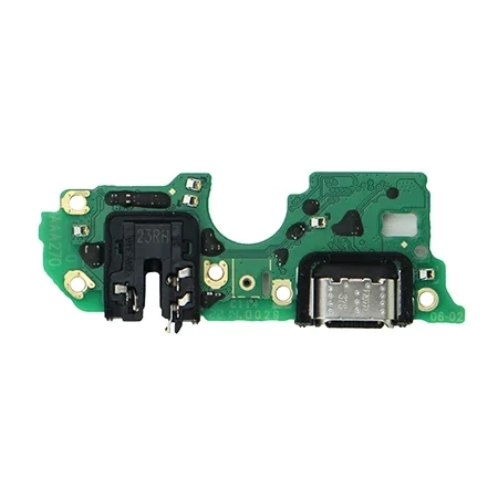 Board with USB-C charging connector, microphone and headphone connector for Oppo A77 5G