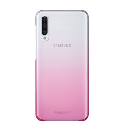 Samsung Galaxy A50 Gradation Cover phone case - translucent pink