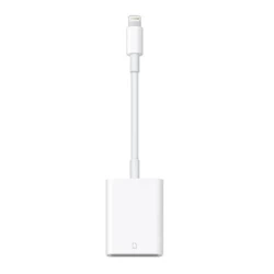 SD card reader with Lightning connector Apple - white